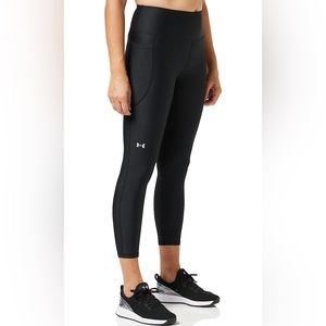 Under Armour Women's HeatGear High Waisted Ankle No-Slip Leggings-New-Never Worn
